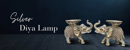 Silver Diya Lamp