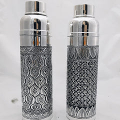 Desinger Silver Water Bottle Set