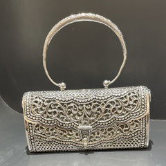 Antique Silver Purse Clutch