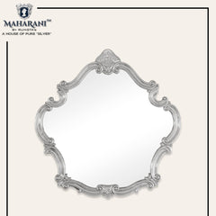 Silver Pentagon Dressing Mirror