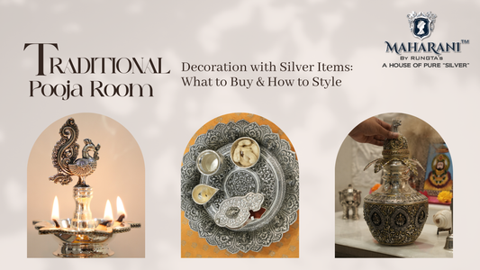 Traditional Pooja Room Decoration with Silver Items: What to Buy & How to Style