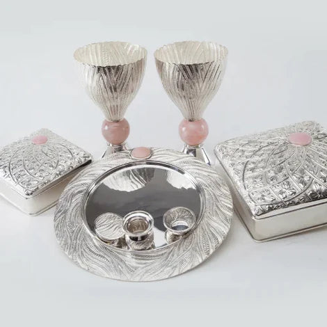 Silver Plate with glasses - Maharani Rungtas