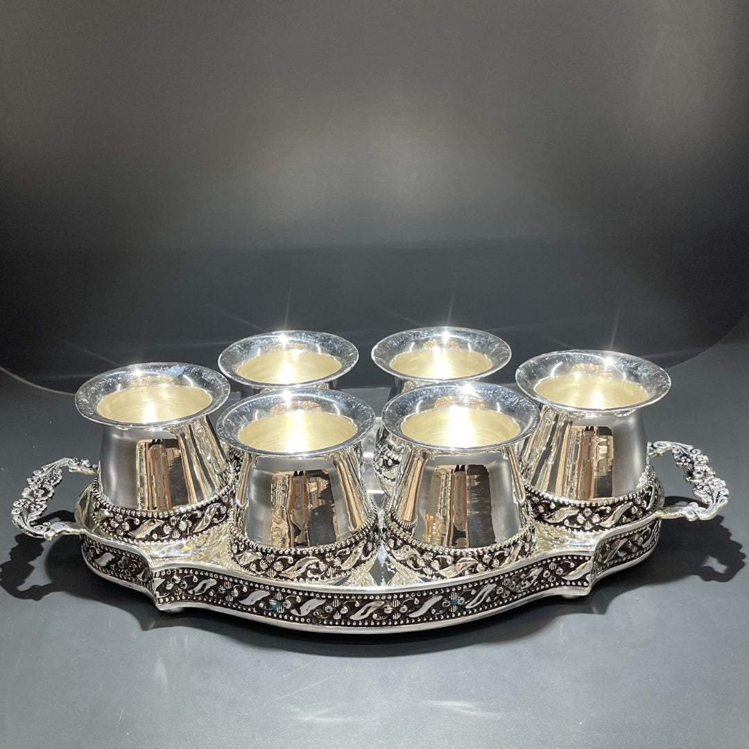 Silver Antique Lota Set