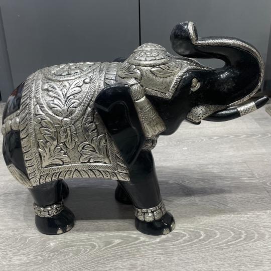 Black and Silver Fusion Elephant