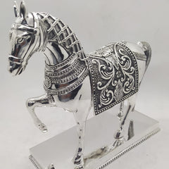 Silver Running Horse