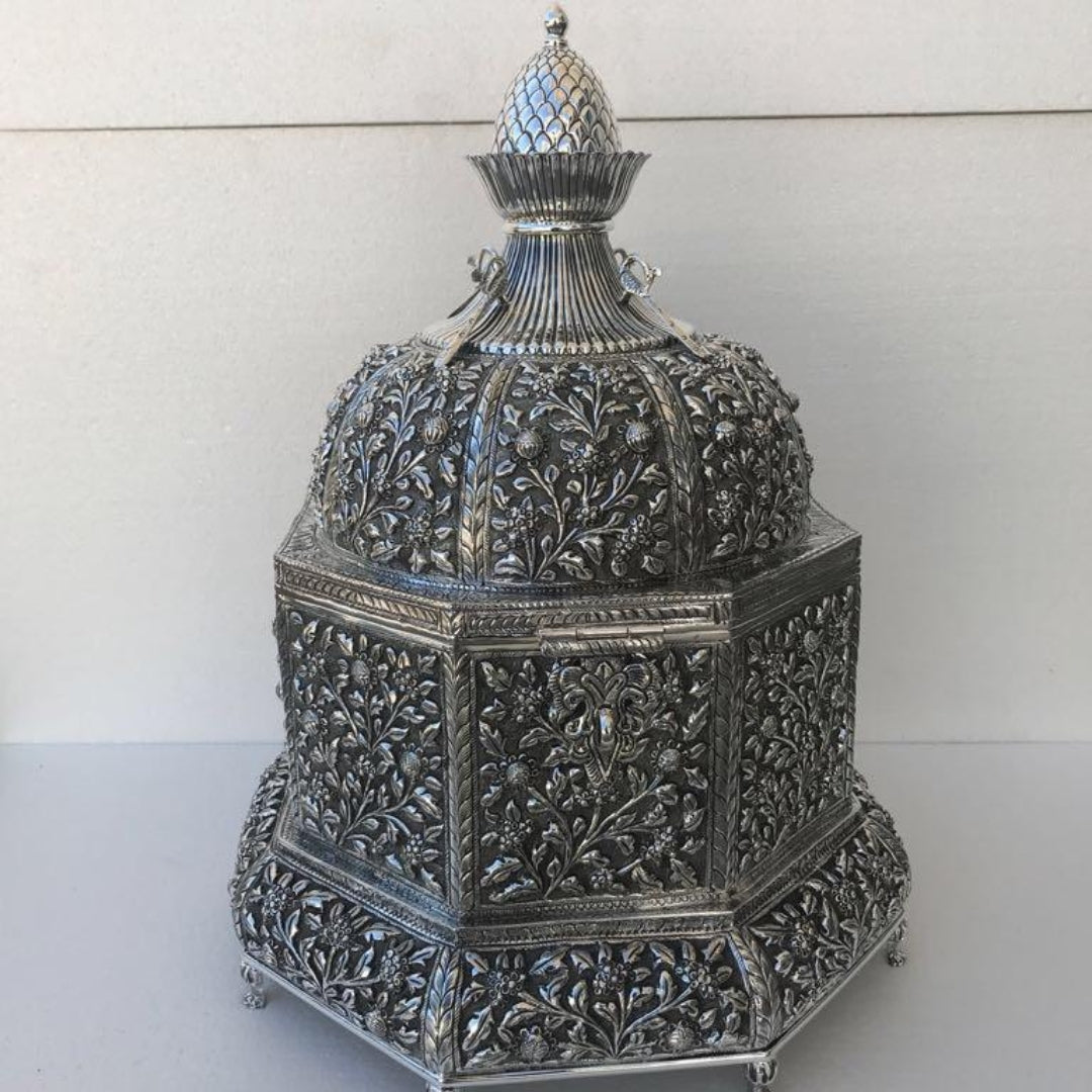 Silver Antique Mandir