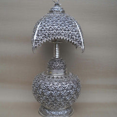 Silver Antique  Table Lamp