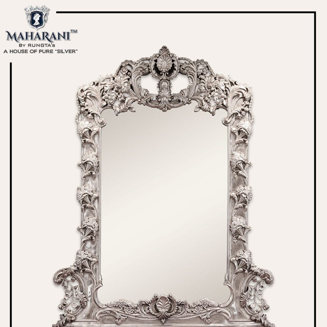 Silver Maharani Dressing Mirror