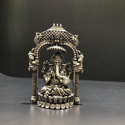Lord Ganesh Silver Idol